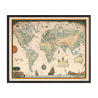 World Map 1932 - Muir Way - Vintage Map