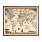 World Map 1932 - Muir Way - Vintage Map