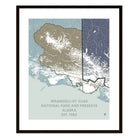 Wrangell - St. Elias National Park and Preserve Map - Muir Way - National Park