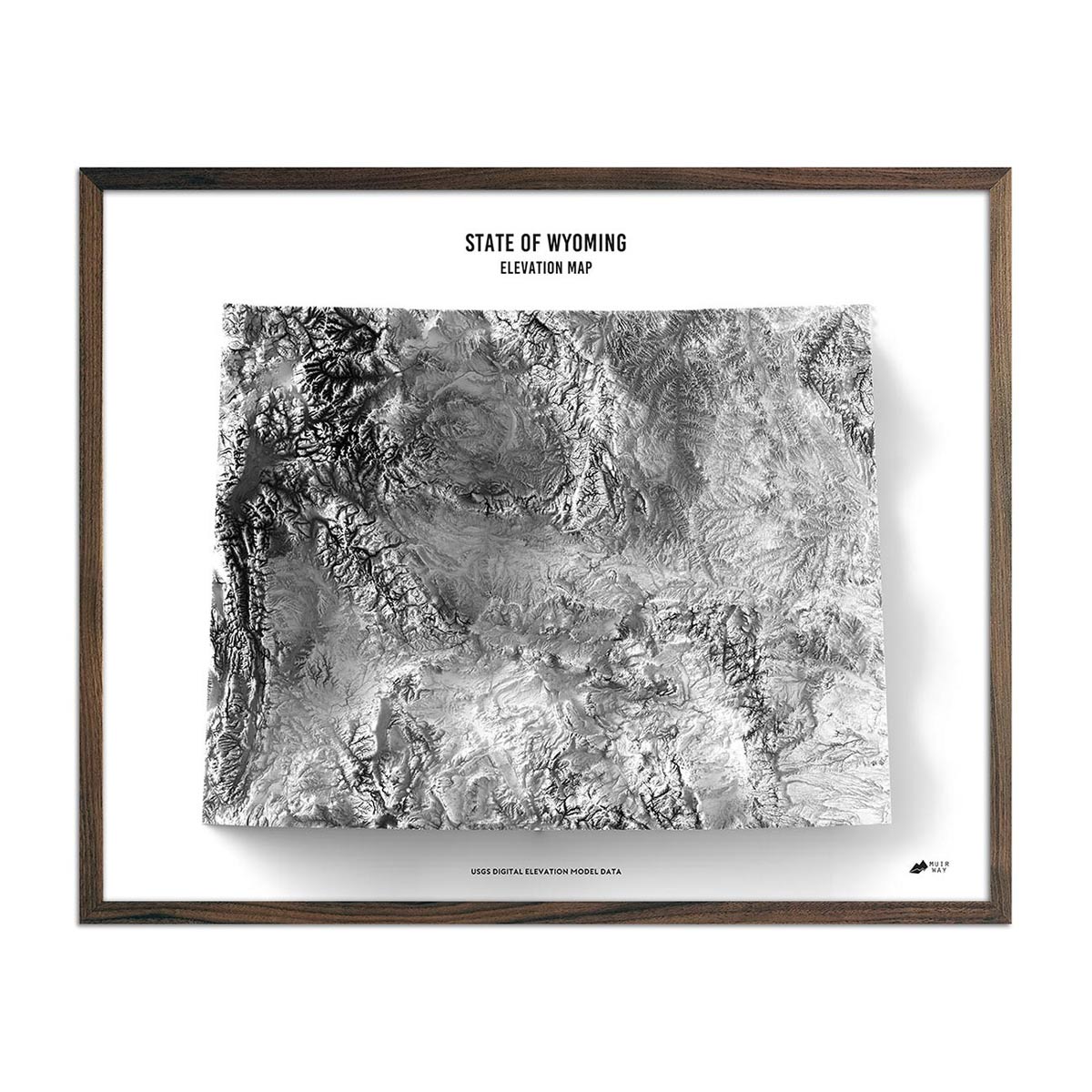 Wyoming Elevation Map - Muir Way - Elevation