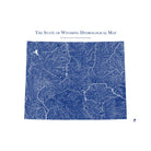 Wyoming Hydrological Map - Muir Way - Hydrology