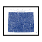 Wyoming Hydrological Map - Muir Way - Hydrology