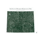 Wyoming Hydrological Map - Muir Way - Hydrology