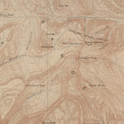 Yellowstone Topographic Map of Crandall 1904 Map - Muir Way - Vintage Map