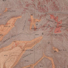 Yellowstone Geologic Map of Crandall 1904 Map - Muir Way - Vintage Map