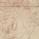 Yellowstone Topographic Map of Gallatin 1904 Map - Muir Way - Vintage Map