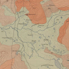 Yellowstone Geologic Map of Norris Geyser Basin 1904 Map - Muir Way - Vintage Map