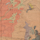 Yellowstone Geologic Map of Shoshone Section 1904 Map - Muir Way - Vintage Map