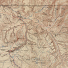 Yellowstone Topographic Map of the National Park and Forest Reserve 1904 Map - Muir Way - Vintage Map