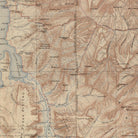 Yellowstone Topographic Map of the National Park and Forest Reserve 1904 Map - Muir Way - Vintage Map