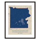 Yellowstone National Park Map - Muir Way - National Park