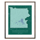 Yellowstone National Park Map - Muir Way - National Park