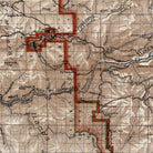 Yosemite National Park 1906 Map - Muir Way - Vintage Map