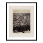 Yosemite Falls from Sentinel Rock, Yosemite 1868 - Muir Way - Photograph