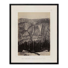 Yosemite Falls from Sentinel Rock, Yosemite 1868 - Muir Way - Photograph