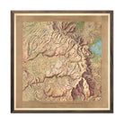 Yosemite National Park Map 1914 - Muir Way - Vintage Map