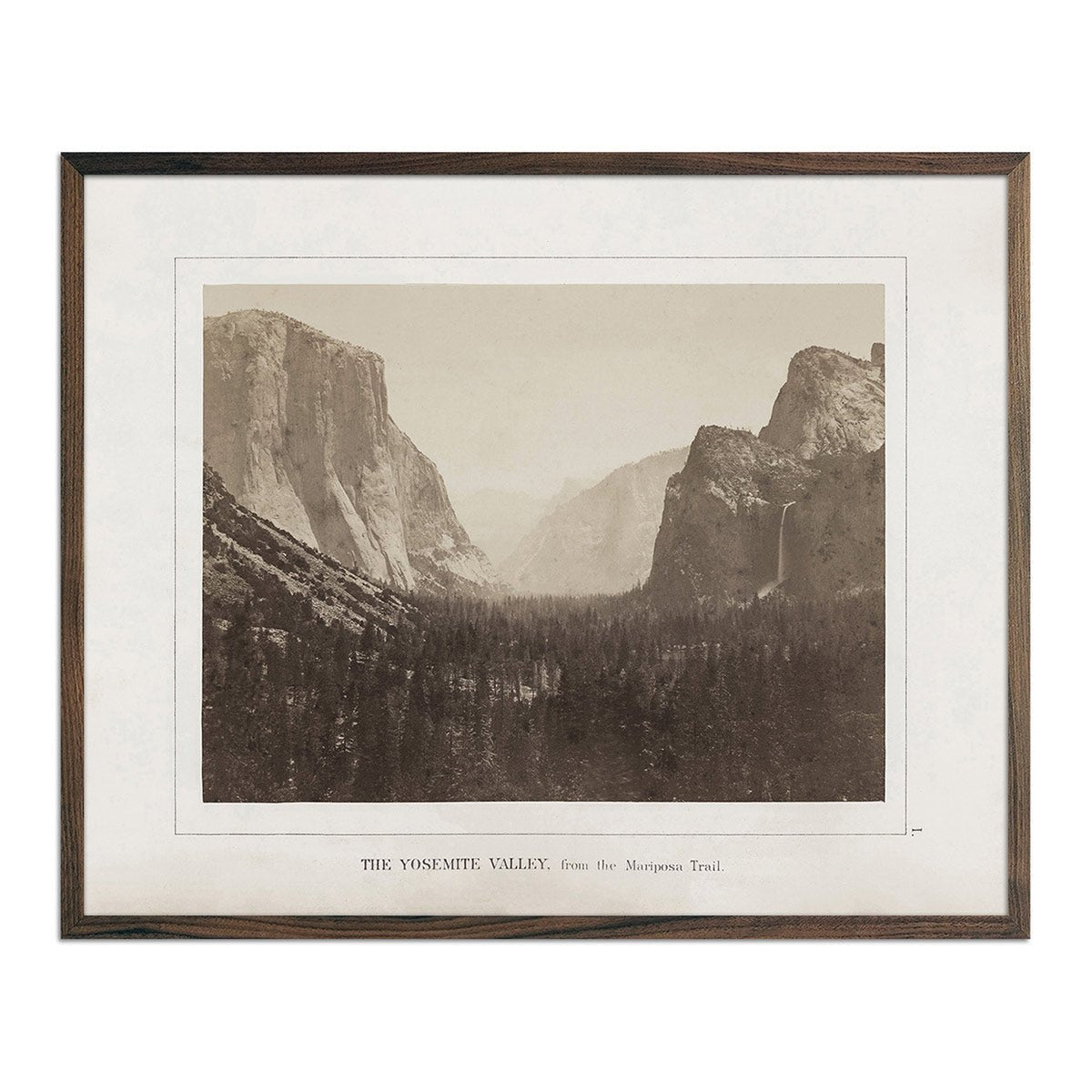 Yosemite Valley, Yosemite 1868 - Muir Way - Photograph