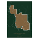 Zion National Park Map - Muir Way - National Park