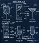 Cocktail Construction Chart - Muir Way - Vintage Map