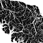 Vancouver Island Hydrological Map - Muir Way - Hydrology