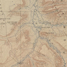 Yellowstone Topographic Map of Lake Section 1904 Map - Muir Way - Vintage Map