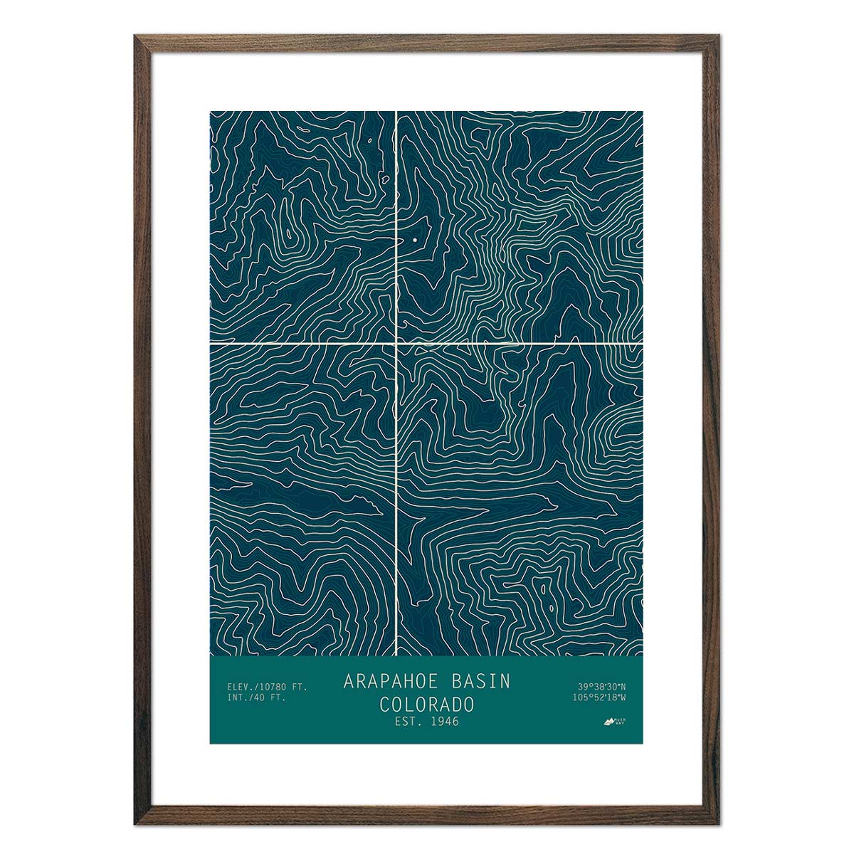 Ragged Mountain, New Hampshire-TOPO Series Map – Muir Way