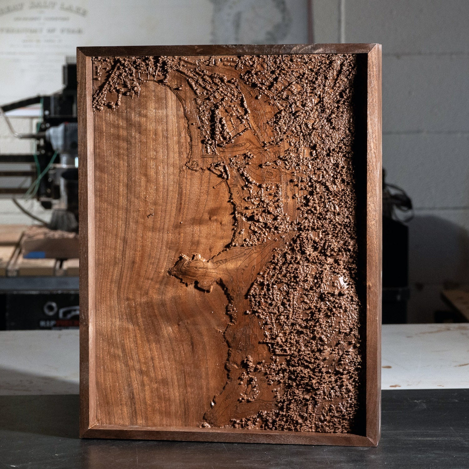 Golf Course - 3D Wood Maps - Muir Way