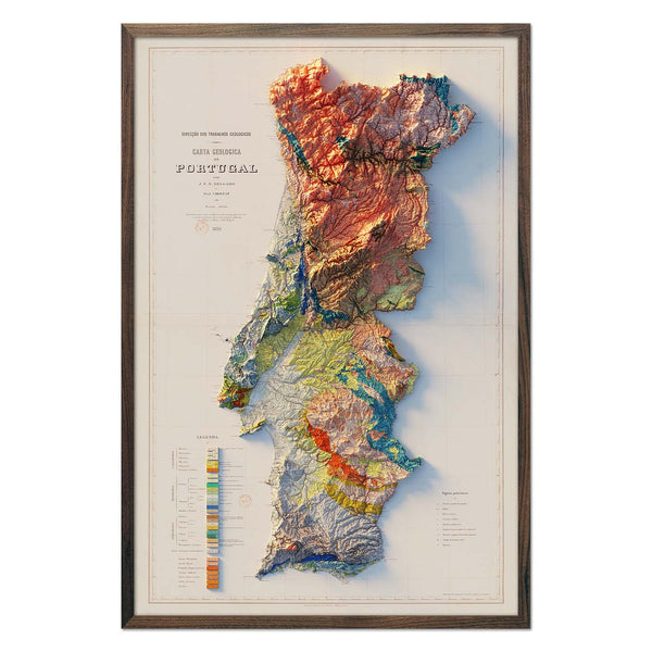 Find and enjoy our Portugal wall map