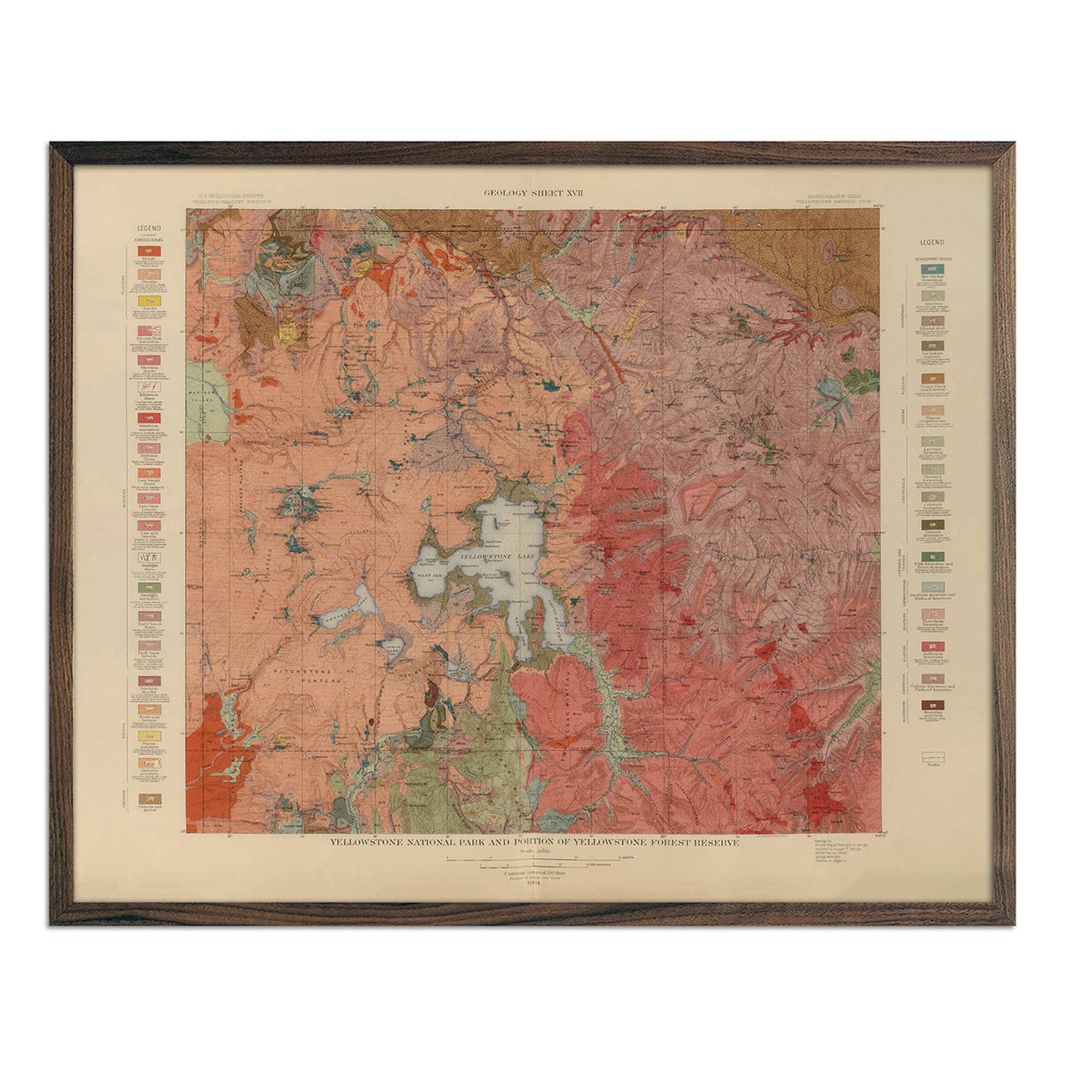 1904 Yellowstone Maps