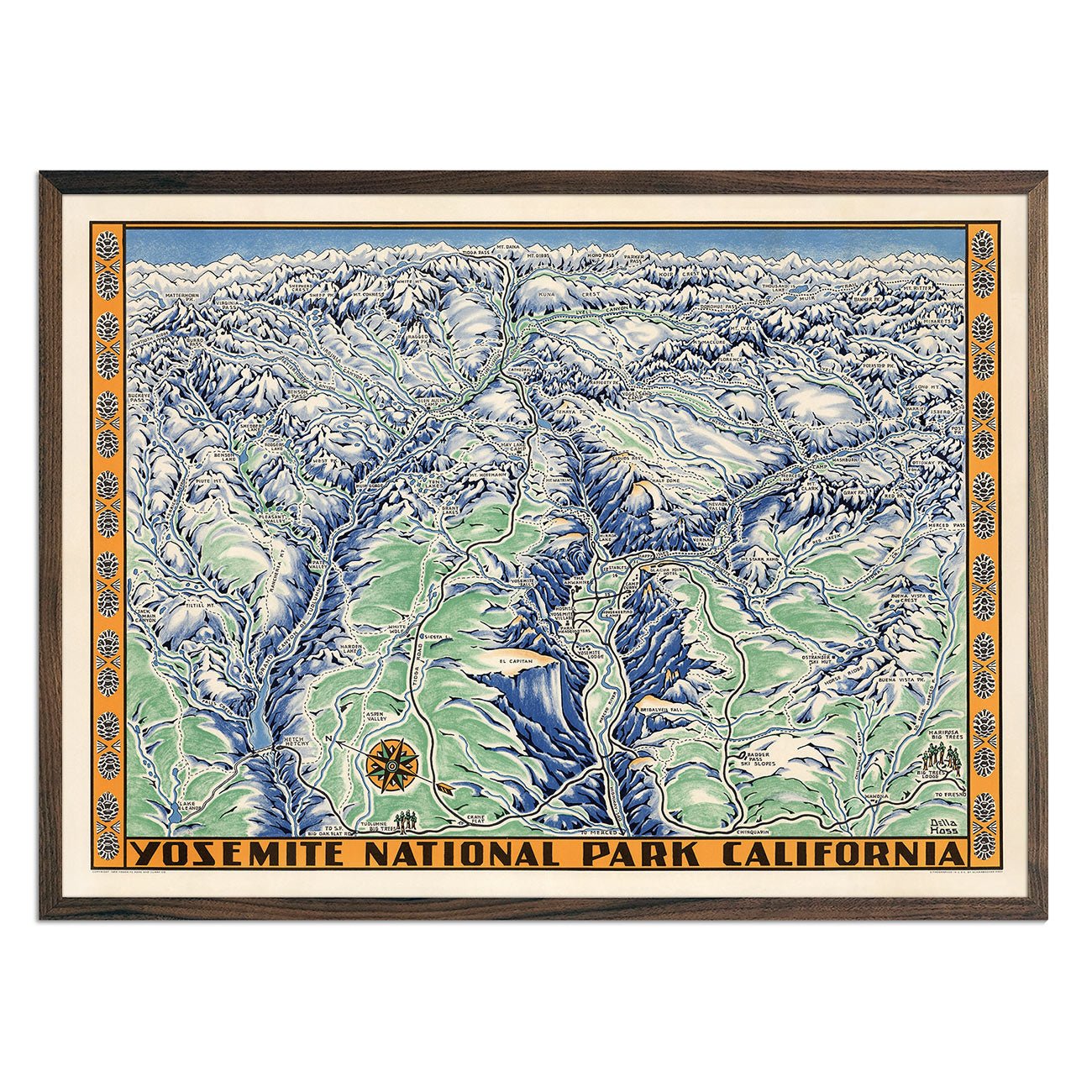 Vintage Maps - Misc - Muir Way