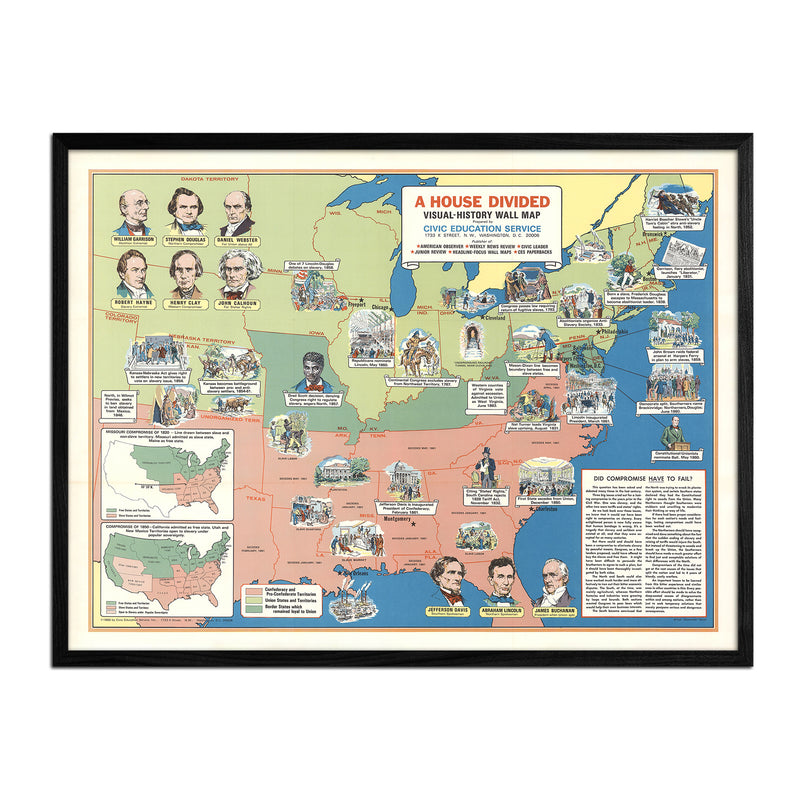 A House Divided - Muir Way - Vintage Map