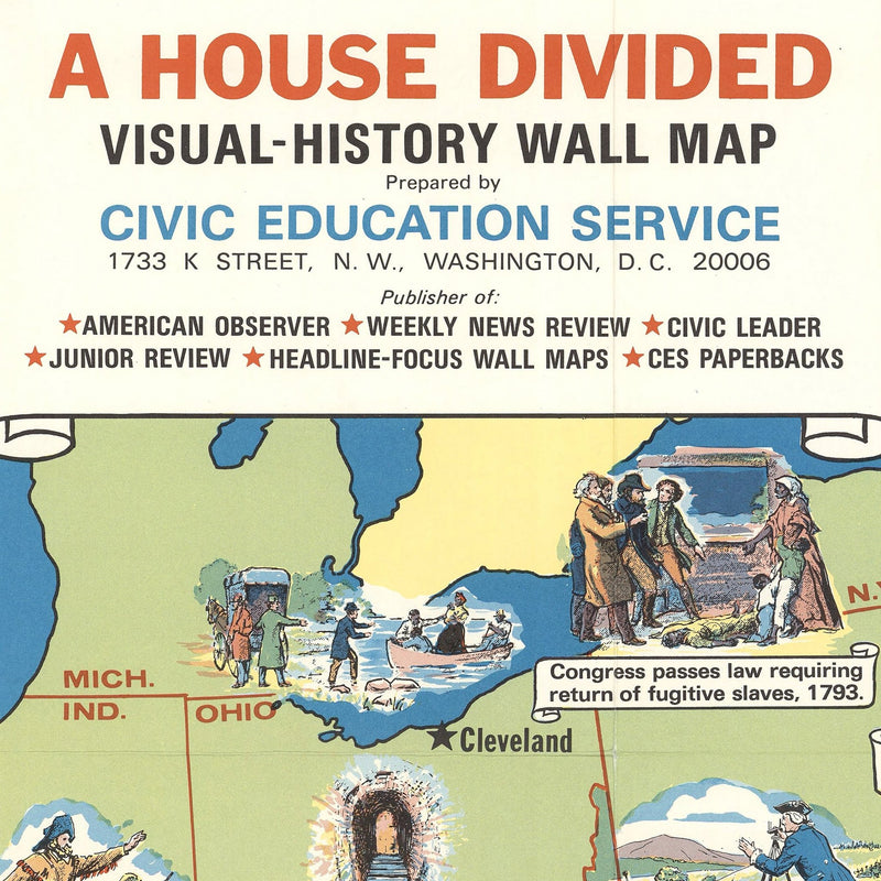 A House Divided - Muir Way - Vintage Map