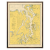 Admiralty Inlet and Puget Sound Nautical Chart 1948