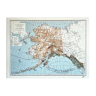 Alaska 1942 3D Raised Relief Map - Muir Way - 3D