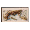 Alps 1965 Shaded Relief Map