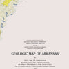 Arkansas 1993 Shaded Relief Map