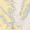 Chesapeake Bay Nautical Chart 1940