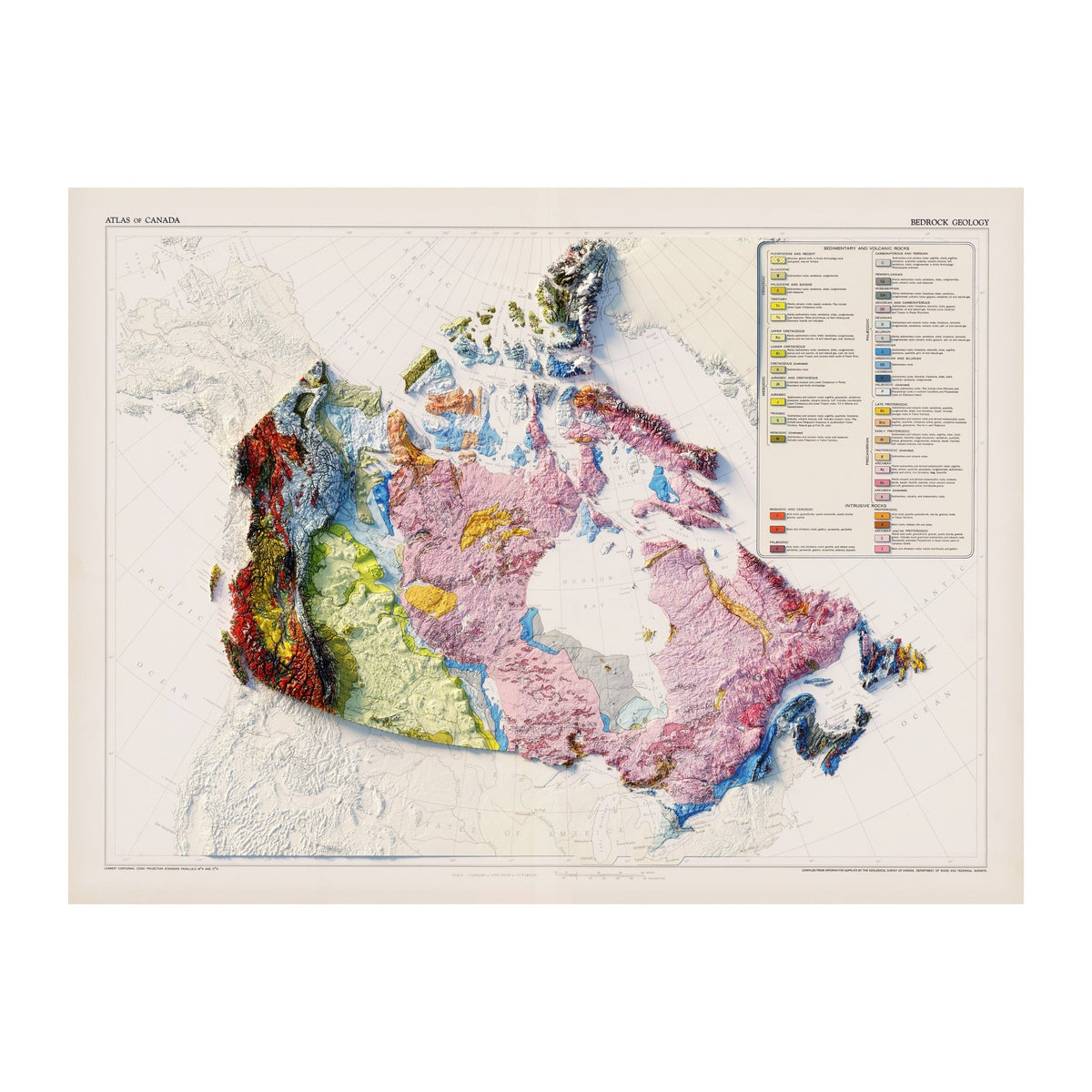 Quebec Geologic Map Quebec Geology Map Quebec Map & Satellite Image | Roads, Lakes,