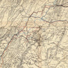 Central Virginia Map Showing Lieutenant General U.S. Grant's Campaign