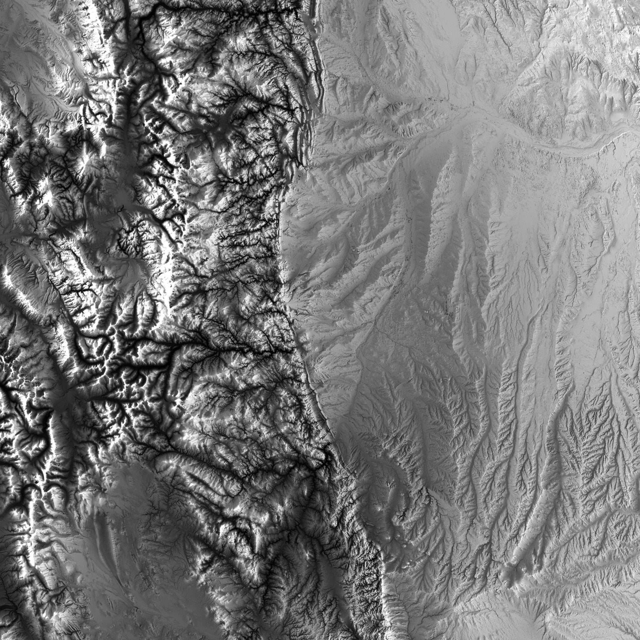 Colorado Elevation Map - Muir Way - Elevation