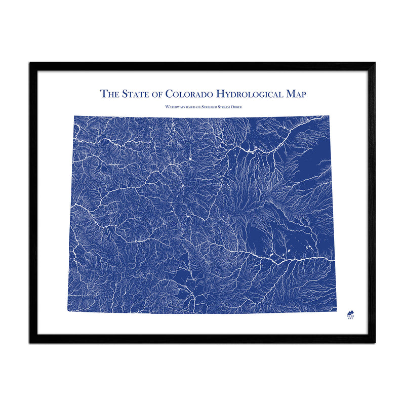 Colorado Hydrological Map - Muir Way - Hydrology