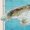 Cuba 1967 Shaded Relief Map