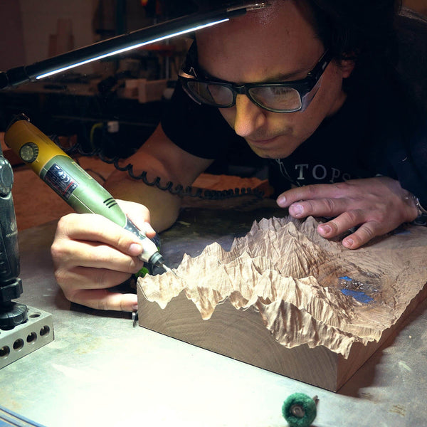Custom Wood Carved Map — gallery image 6