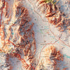Death Valley 1977 Shaded Relief Map