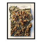 Vintage Dolomites Map - 1904