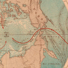 Expedition Francaise Au Pole Nord - Muir Way - Vintage Map