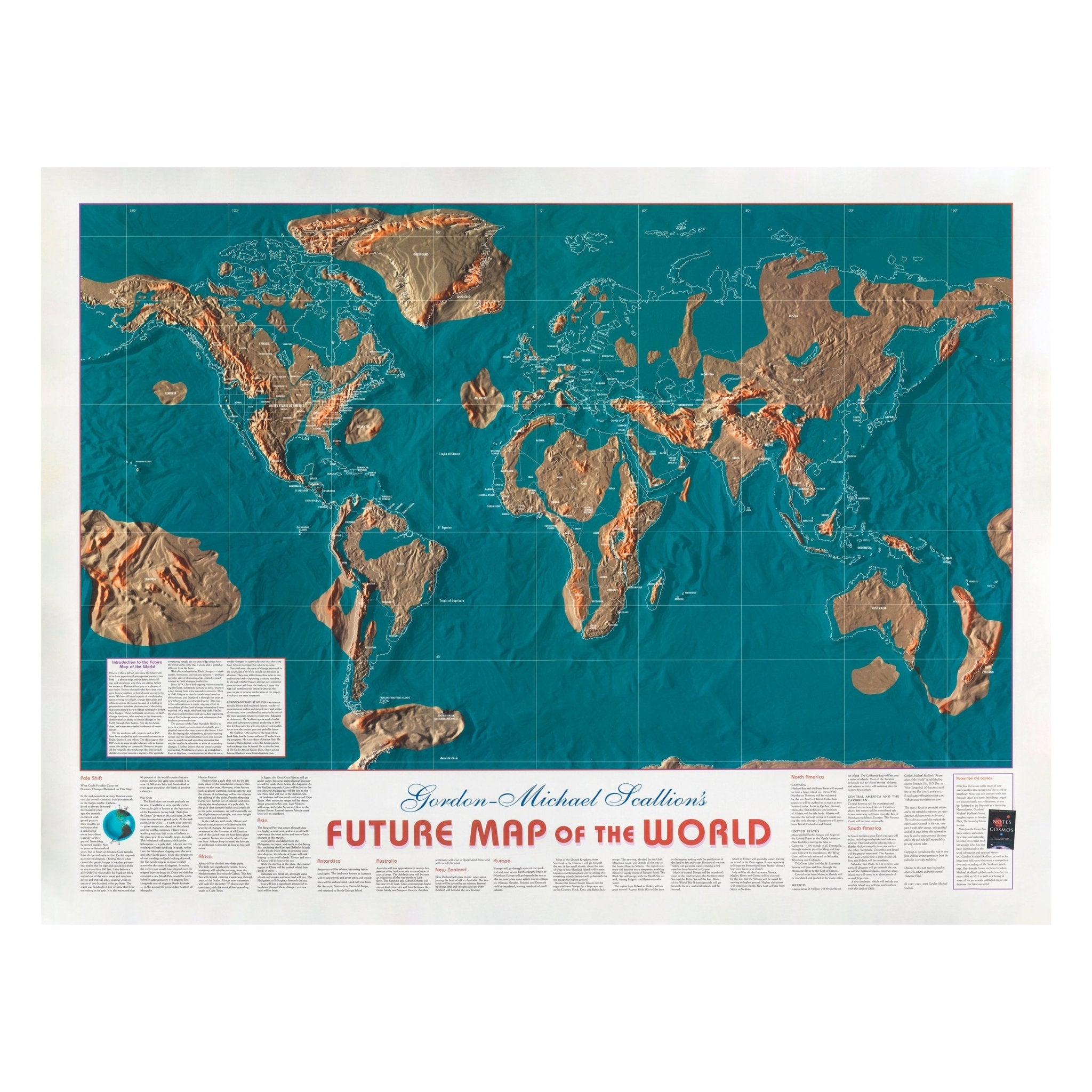 Future Map of the World - Muir Way - Vintage Map