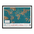Future Map of the World - Muir Way - Vintage Map