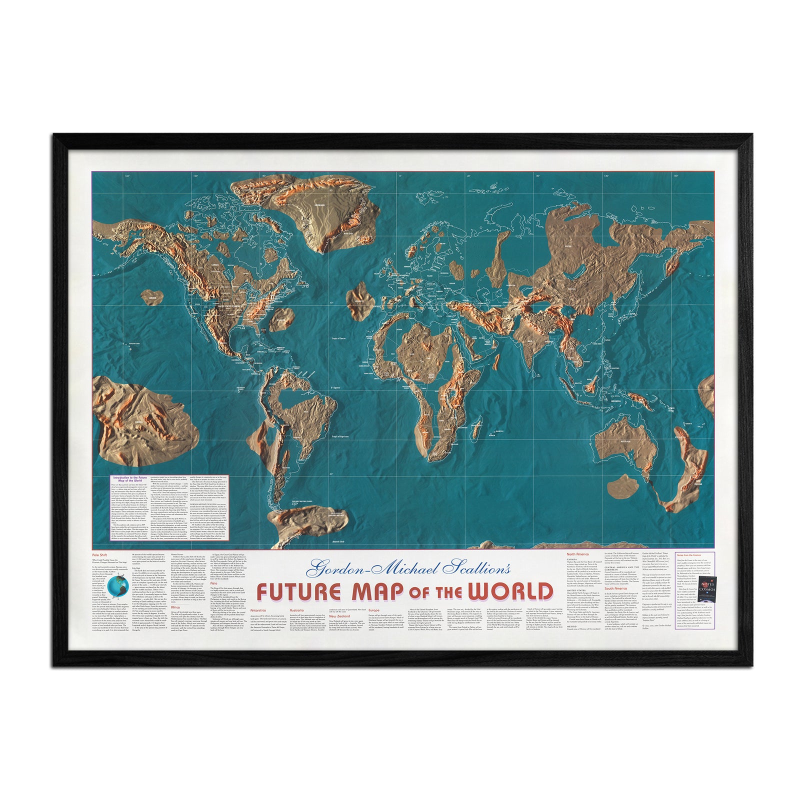Future Map of the World - Muir Way - Vintage Map