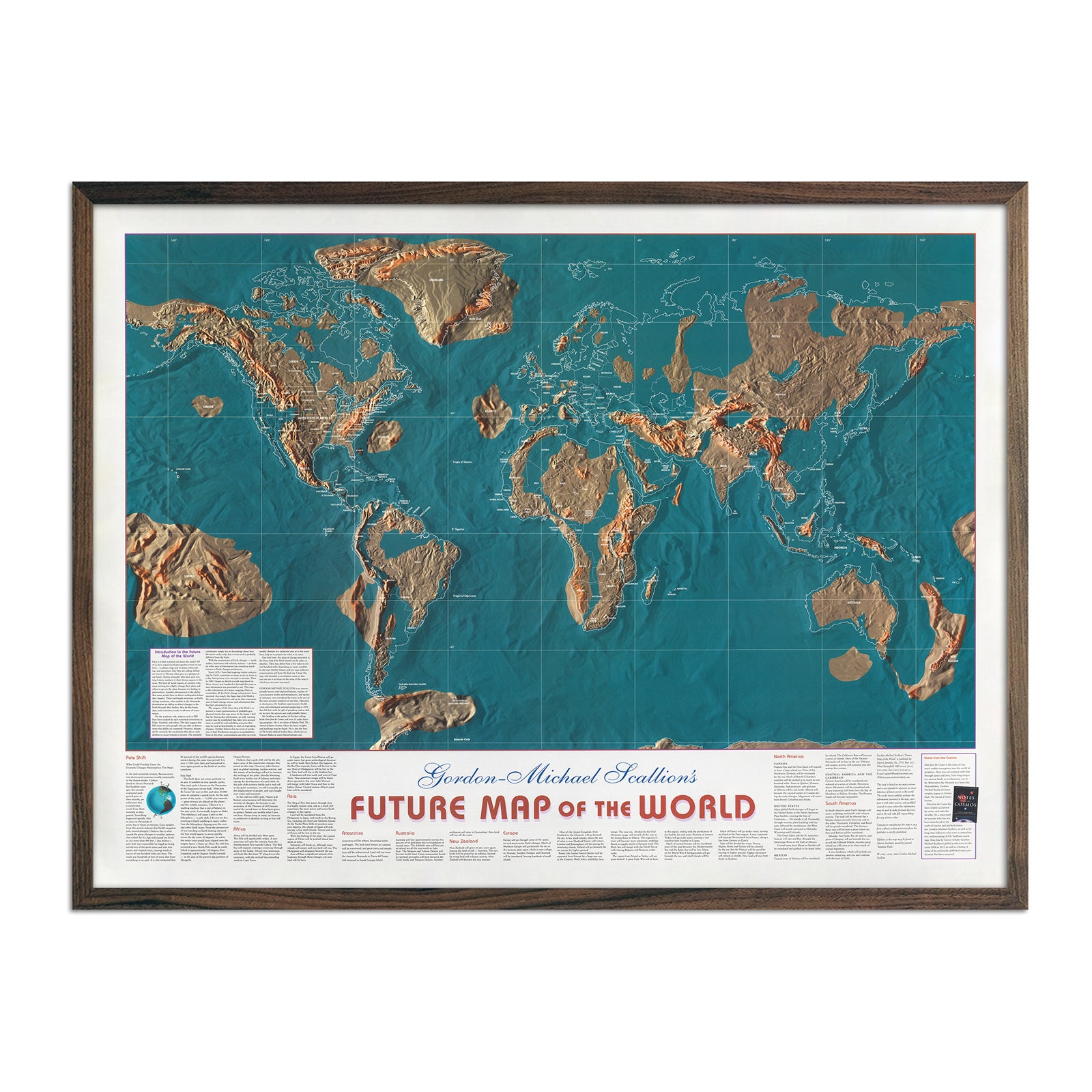 Future Map of the World - Muir Way - Vintage Map